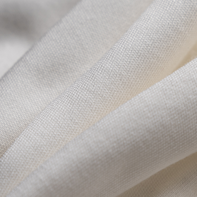 Soft Breathable Jersey Knitted Fabric Custom Bamboo Viscose Cotton Blended Fabric