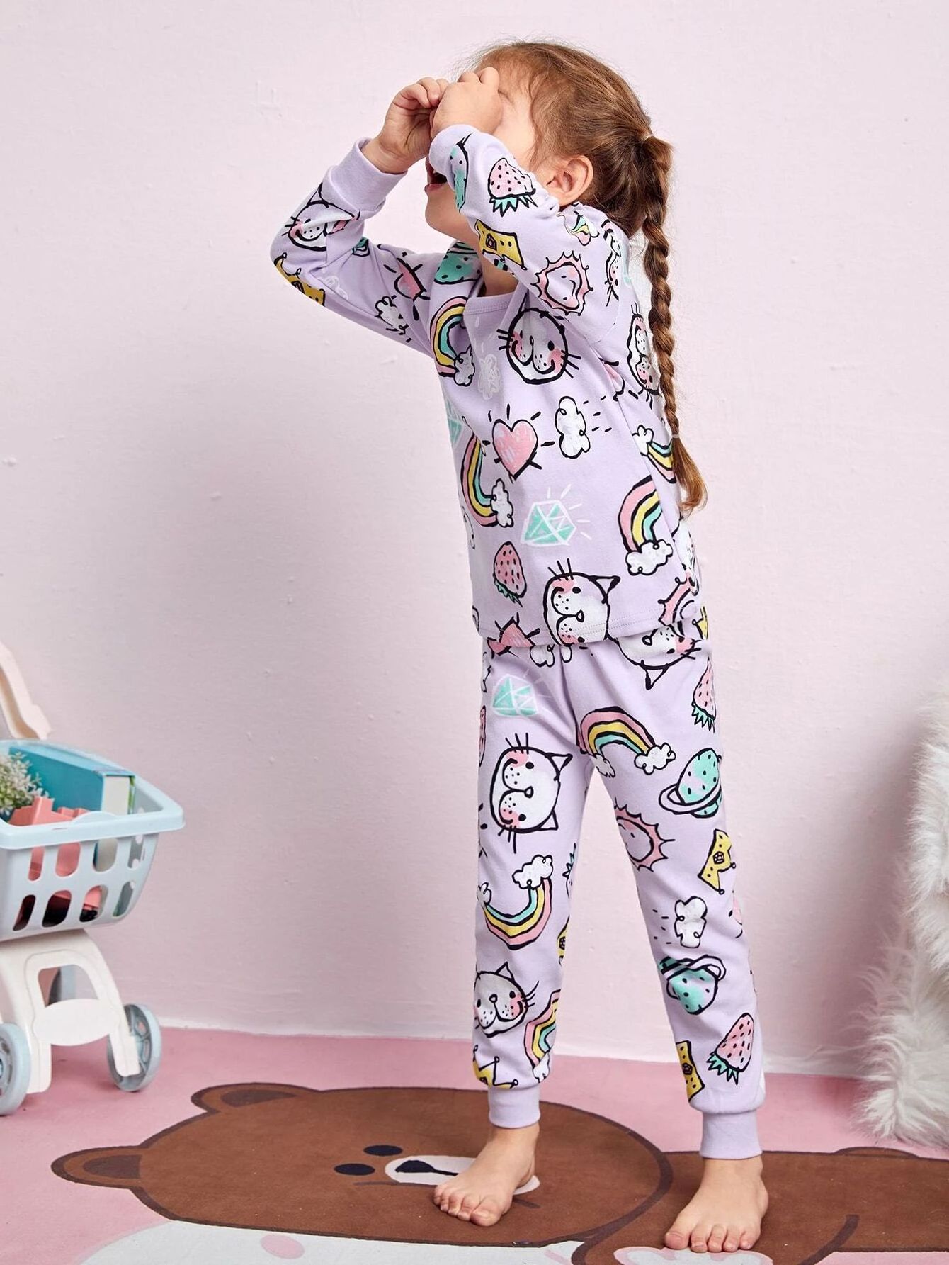 Snug Fit Enfant Girls Sleepwear Winter Thermal Pyjama Custom Children Cotton Pajamas Kids Bamboo Pajamas Clothes