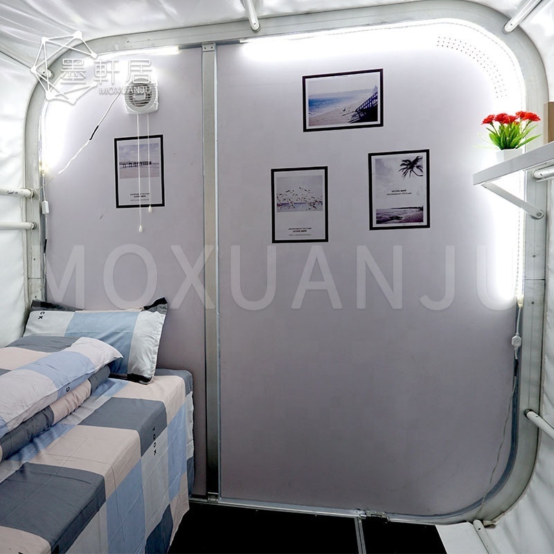 Modular Sleep Single Bed Capsule Pod Room Hotel Hostel Box Tent From China