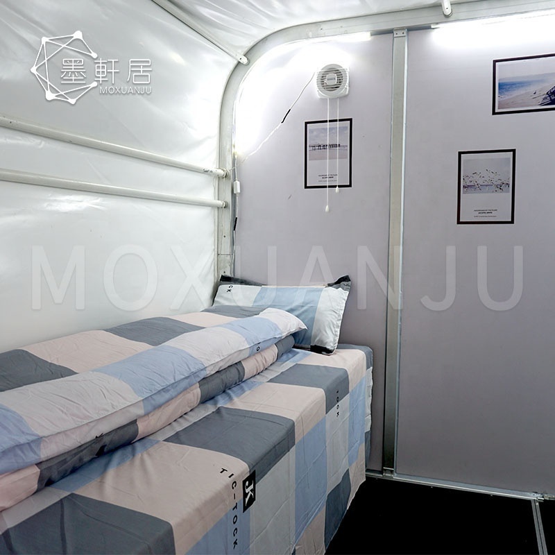 Modular Sleep Single Bed Capsule Pod Room Hotel Hostel Box Tent From China