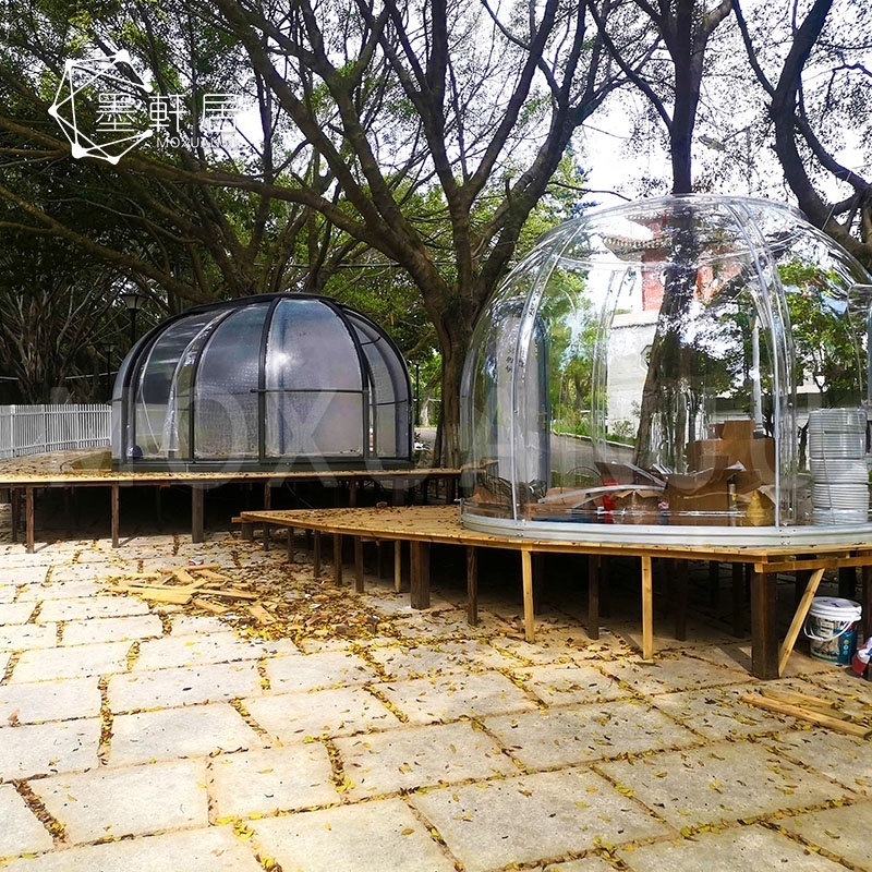 Modular Transparent PC Hotel Dome Igloo PC Glass Garden Dome Tent