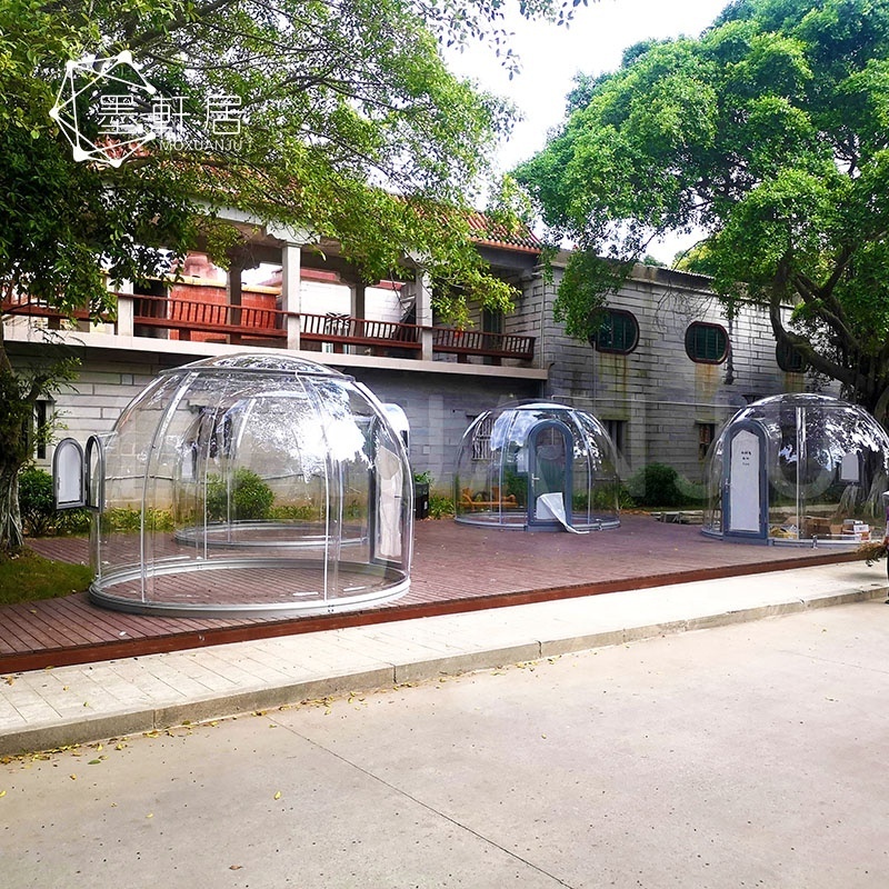 Modular Transparent PC Hotel Dome Igloo PC Glass Garden Dome Tent