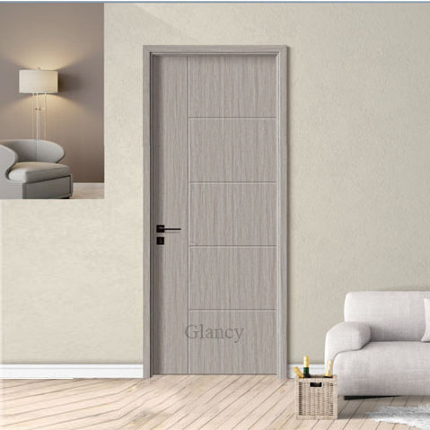 One Stop Solution Windproof Chinese Simple Design Wood Interior Door Front ABS Door