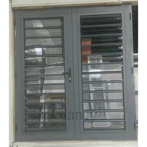 Modern Design High Quality French Style And Luxury Aluminum Folding Exterior Window For Room