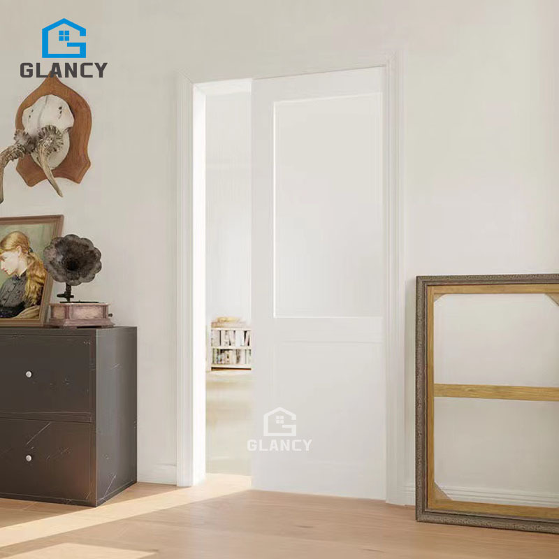 Best Selling Pocket Door Slide System Invisible Soft Sliding Close Wood Interior Pocket Sliding Doors