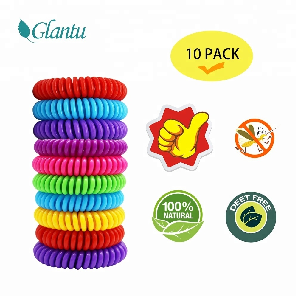 Mosquito Repellent Bracelets, 10 Pack Pest Control Repeller Outdoor &Indoor band