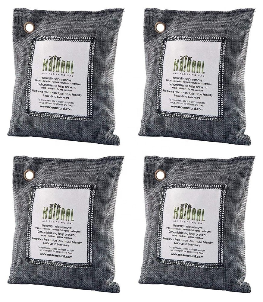 Bamboo charcoal bag air purifying bag absorb the odor and air moisture