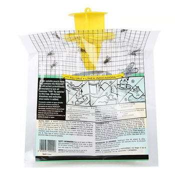 Disposable Big Bag Fly Trap, Catches Flies in Agricultural Areas with Non-Toxic Fast-Acting Fly Attractant