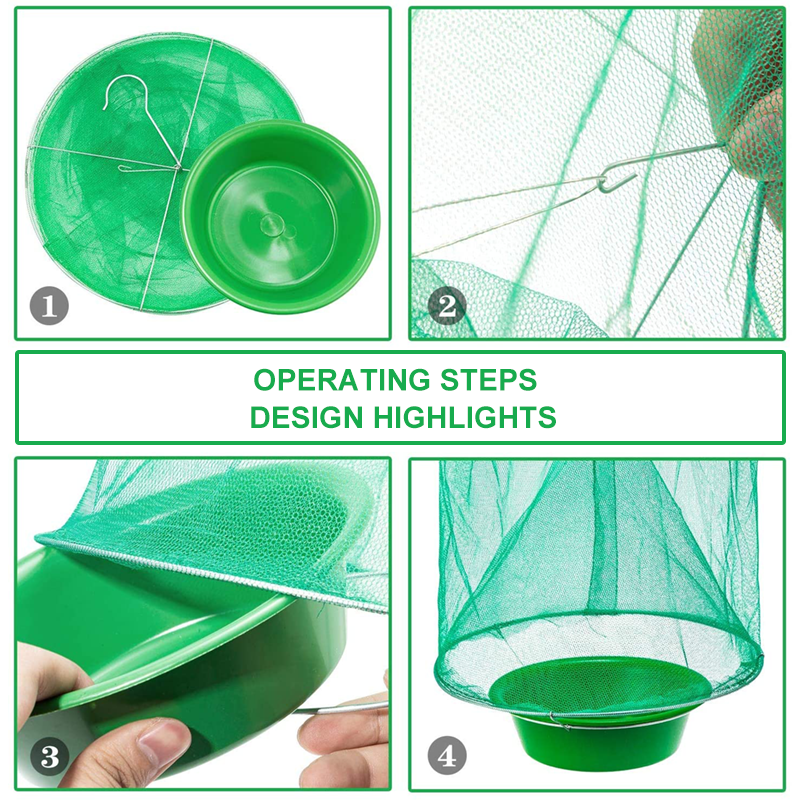 Fly Net Trap Sunshine Spot Home Insect Mosquito Capture Traping Bug Hanging Pest Net