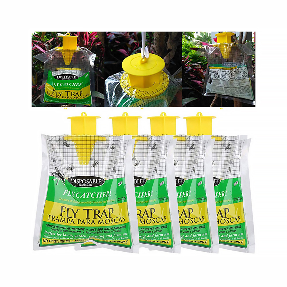 Hanging Outdoor Garden Disposable Fly Trap Repellents