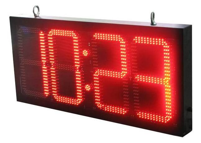 Outdoor Led Clock Time Date Temperature Sign