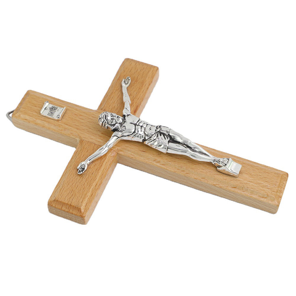 High Quality Christian Gift Wood Wall Cross Wooden Hanging Crucifix