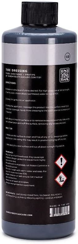 High protection   Car Care | Tire Dressing Shine & Protectant , Vinyl, Rubber & Plastic, Long Lasting Easy Spray (16oz)