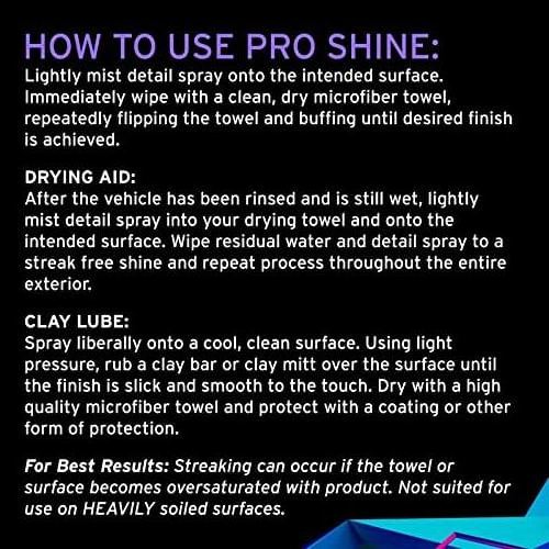 High shine effect   Ceramic Detail Spray| Spray Wax For Car Detailing Quick Detail Car Wax | Waterless Car Cleaning