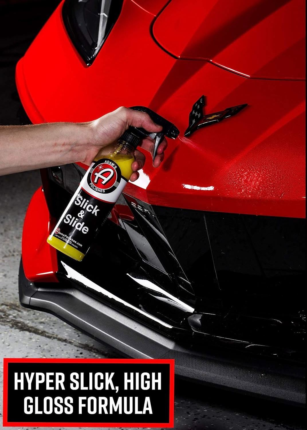 High protection Slick & Slide Detail Spray - Hyper Slick Polymer Resin Technology Car Wash Spray Sealant - Car Wax Top Coat