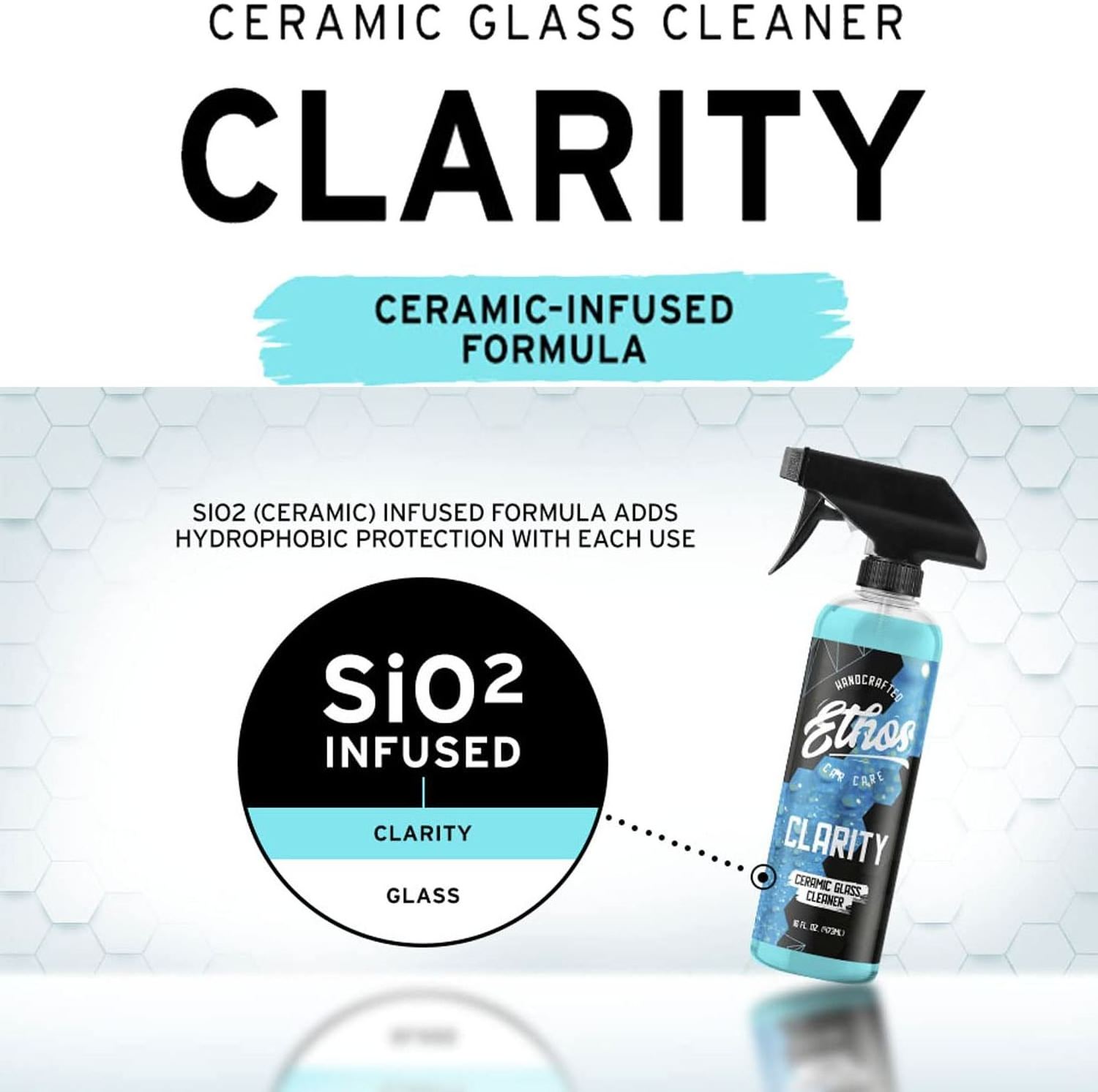 High shine effect  Ceramic Glass Cleaner - Glass Water Repellant Windows Ceramic Glass Coating Rain Repellent