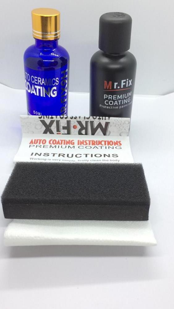 New arrival original liquid ceramic coating mr fix 9h for car ceramic coating 50ML+ glass coating 50ML