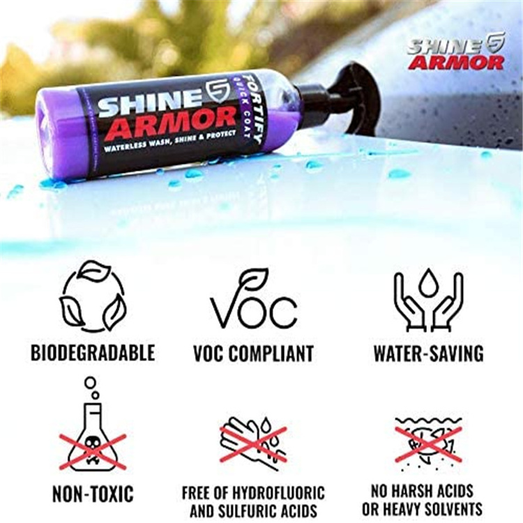 shine armor ORIGINAL LIQUID ORIGINAL QUALITY Quick Coat Ceramic Coating Car Wax Polish Spray &Waterless Car Wash & Wax