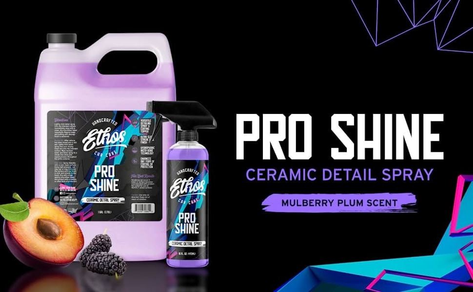 High shine effect   Ceramic Detail Spray| Spray Wax For Car Detailing Quick Detail Car Wax | Waterless Car Cleaning