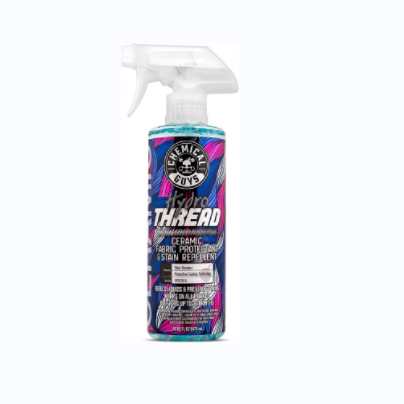 Good hydrophobic  Chemical Guys SPI22616 HydroThread Ceramic Fabric Protectant & Stain Repellent  16 oz.