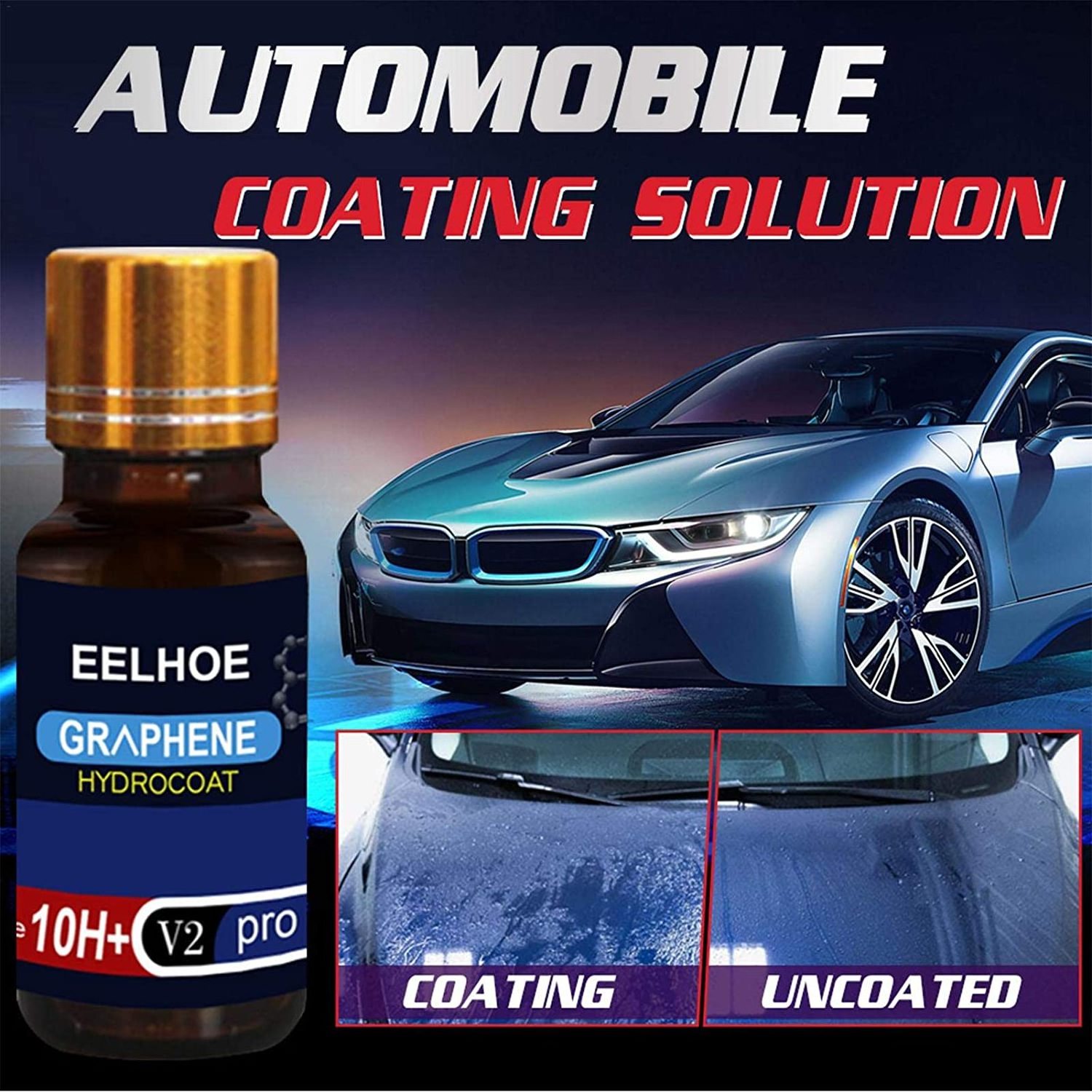 Good hydrophobic  Graphene Ceramic Coating 12H Nano Super Ceramic Automotive Coating Car Kit Car Hydrophobic Paint Sealant