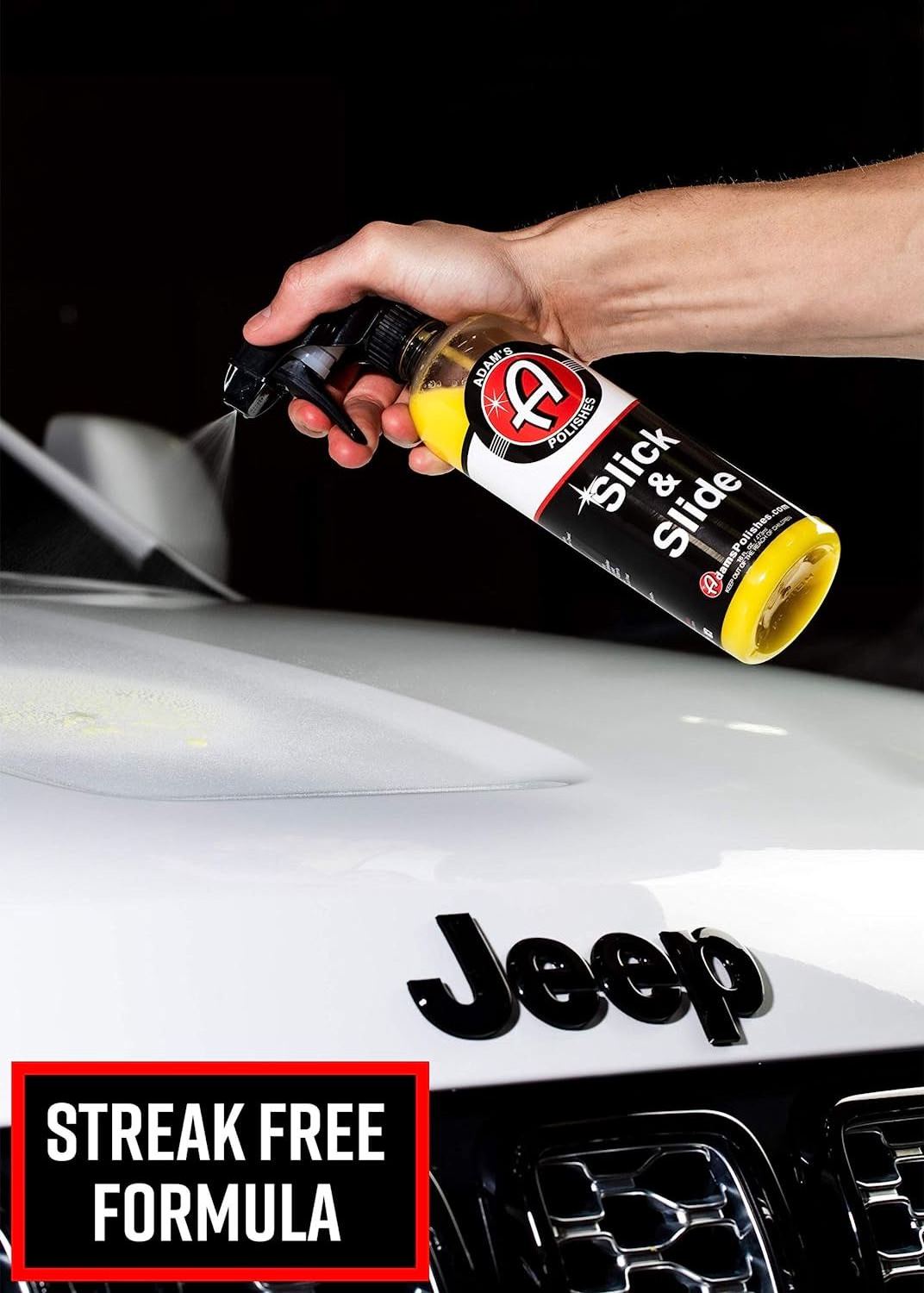 High protection Slick & Slide Detail Spray - Hyper Slick Polymer Resin Technology Car Wash Spray Sealant - Car Wax Top Coat