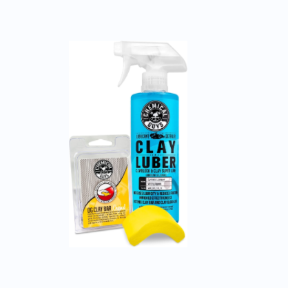 Factory directly sales  Clay Bar & Lubber Synthetic Lubricant Kit, Light/Medium Duty (16 oz) (2 Items) , Yellow