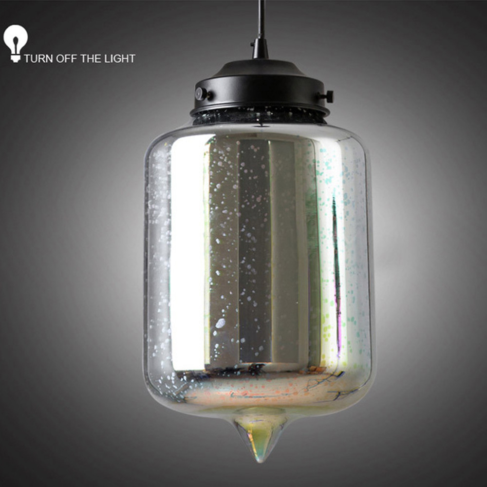 3D Frosted Round glass oil lamp shade and glass pendant lamp