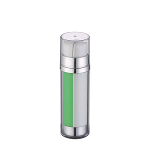 20ml*2 plastic airless eye cream bottle dual chamber pump dispenser bottle