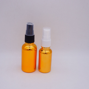 30ml gold cosmetic glass 60 ml bottle with pumper