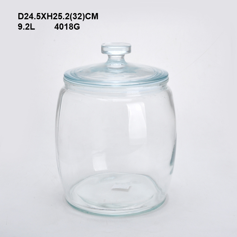 wholesale SCIEC Airtight Glass Storage Cookie Jar for Flour, Pasta, Candy, Dog Treats, Snacks & More Glass jar with lid