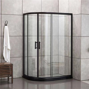 Bathroom Complete Curved Frame Shower Room Tempered Glass Cubicle Shower Enclosure Cabin Door