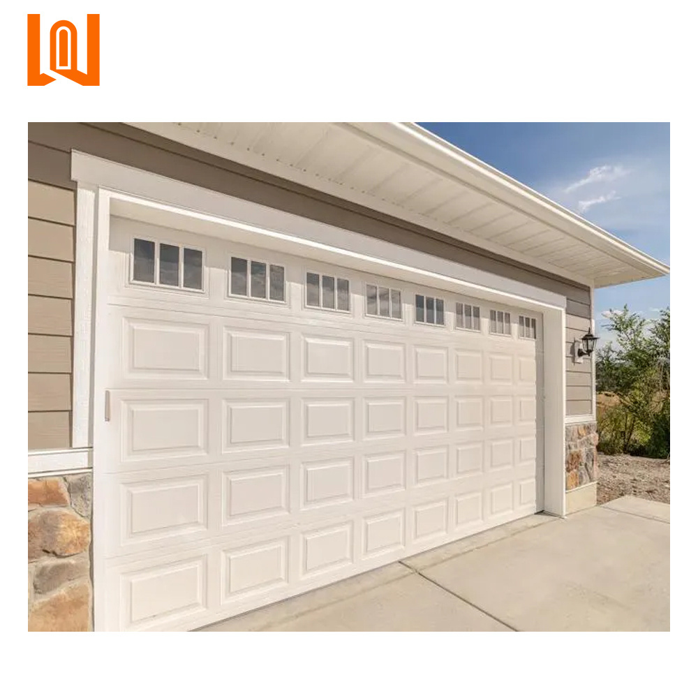 Manufacturer Modern Exterior Electric Aluminum Automatic Sectional Garage Door