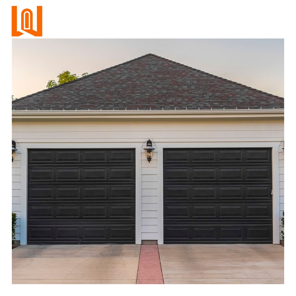 Manufacturer Modern Exterior Electric Aluminum Automatic Sectional Garage Door