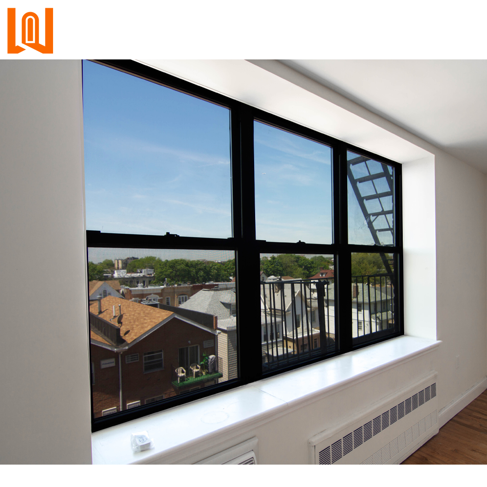 36 x 60 Factory Outlet Exterior Soundproof Insulated Glass Sash Aluminum Single Hung Windows