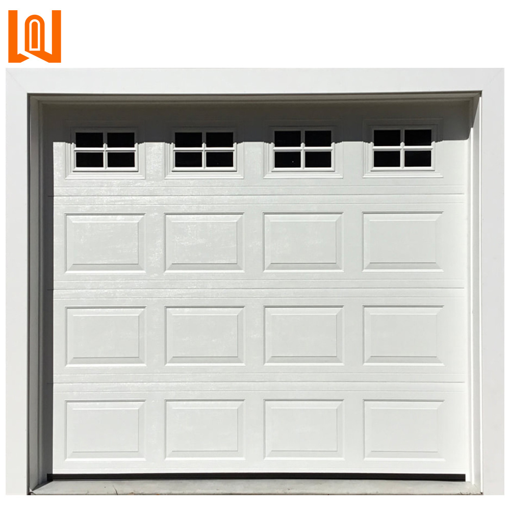 Manufacturer Modern Exterior Electric Aluminum Automatic Sectional Garage Door