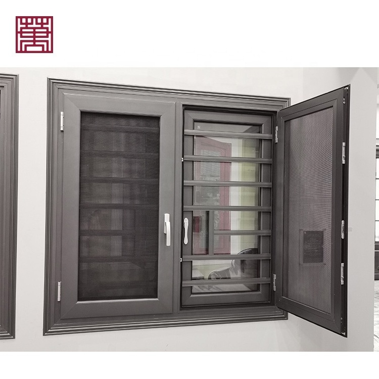 WANJIA designed screen aluminum casement window