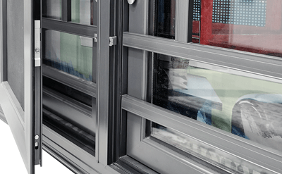 WANJIA designed screen aluminum casement window