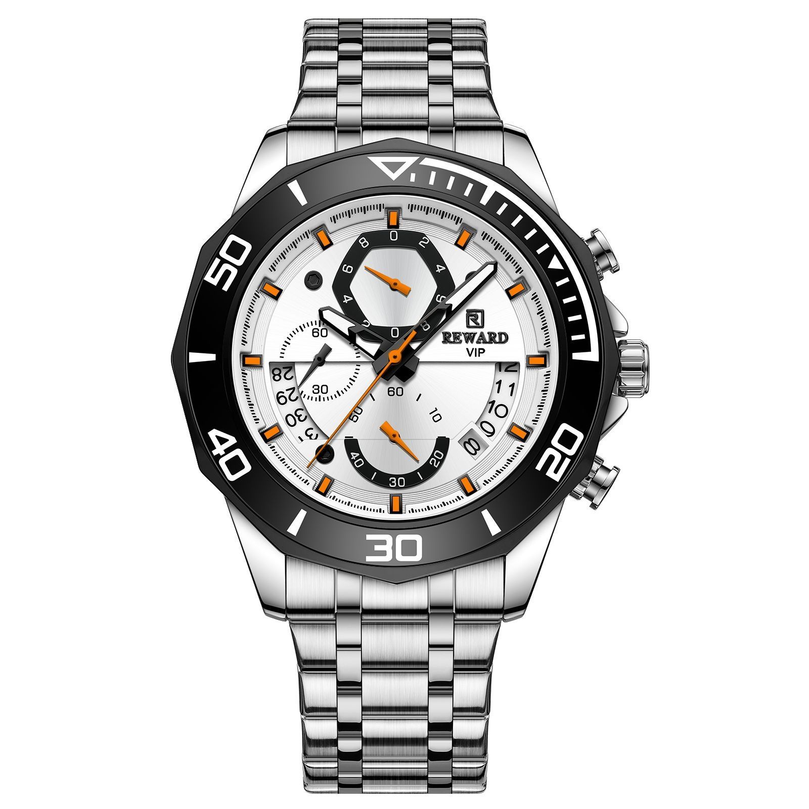 New Style Reward Polygonal Digital Circle 3D Hollow Double Calendar Display Quartz Watch For Men Unique Trend