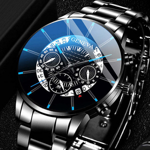 Fashion Business Watches Men Casual Calendar Clock Male Stainless Steel Montre Homme Quartz Watch