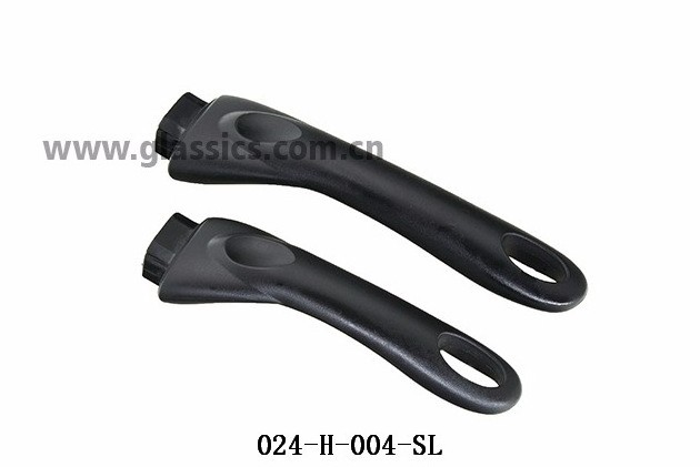 Black Bakelite Pot Handle Scald-Proof Long Handle Grip Replacement with Screw for Kitchen Saucepan Pan