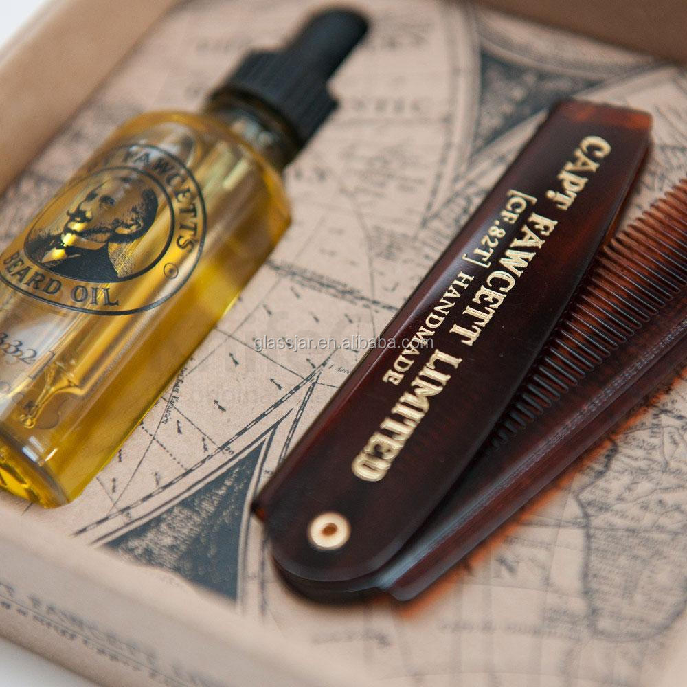 2/3oz gift box packing dropper bottle, beard oil bottle