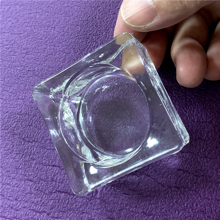 Glass Square Tealight Candle Holders