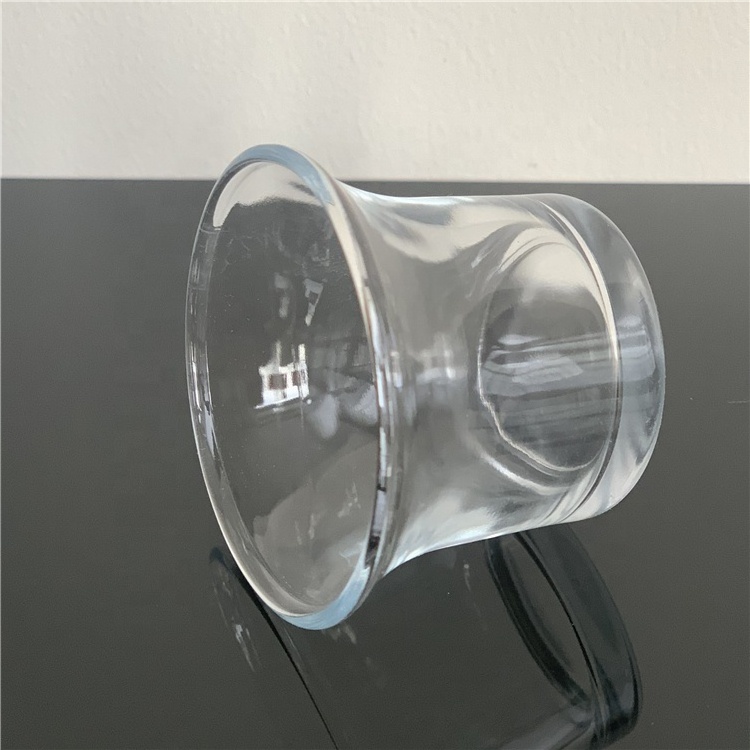 Clear Glass Tea Light Holder, 2.5