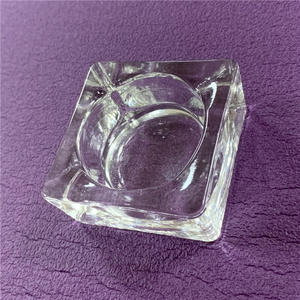 Glass Square Tealight Candle Holders