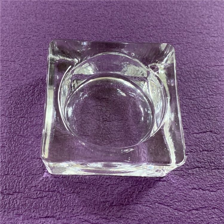 Glass Square Tealight Candle Holders