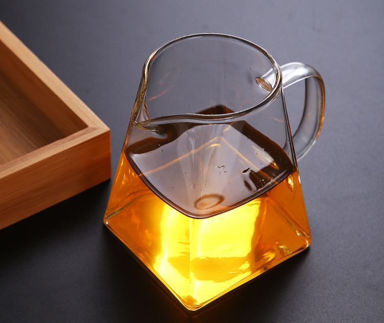 Wholesale Chinese Unique High Heat resistant Borosilicate Glass Tea Pot with handle