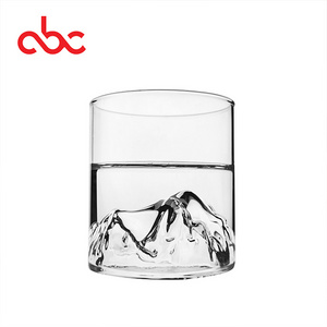 Mountain Viewing Design Single Wall Shot Whisky Wine Glass Cup