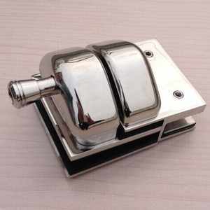 full stainless steel magnetic self-closing glass to glass gate latch for pool fencing