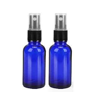 RUIPACK OEM Wholesale 1oz 2oz dark blue empty essential oil bottle, cosmetic glass perfume boston bottles with pump spray